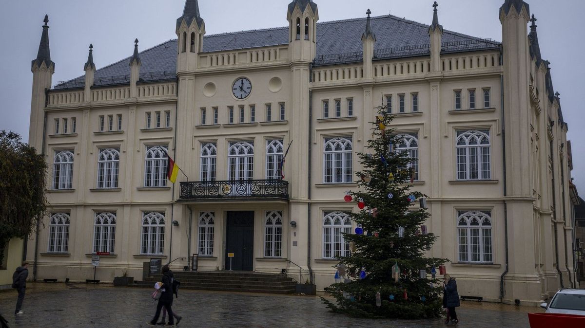 V německém městečku pověsili na vánoční strom protiimigrační vzkazy